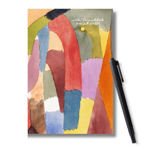 Write and Draw Notebook: abstract vintage art journal