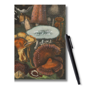 Write and Draw Notebook: Beautiful mushroom art journal