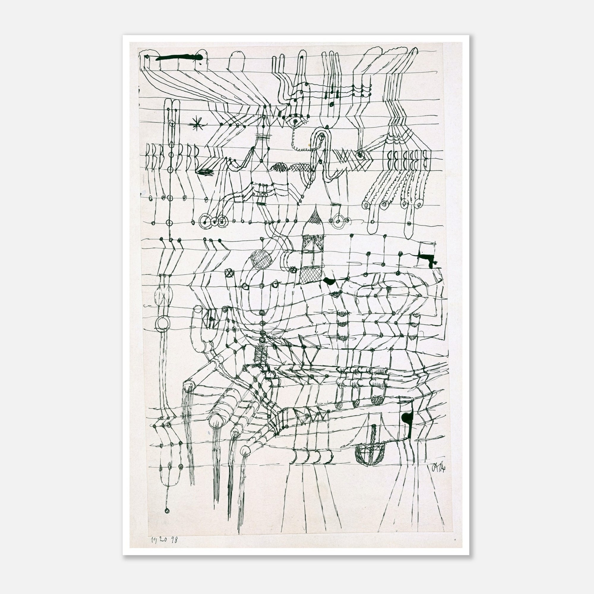 abstract line drawing