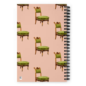 Herter Bros Chair Spiral notebook